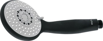 ЧЕРНЫЙ ДУШЕВОЙ РУЧКА 3 ФУНКЦИИ 100 мм ВОЛНА