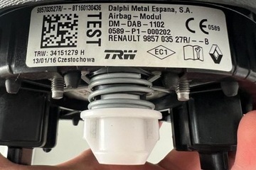 AIRBAG ŘIDIČE RENAULT TWINGO III (BCM_) 985703527 2018