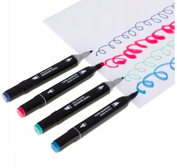 НАБОР ДВУХСТОРОННИХ АЛКОГОЛЬНЫХ МАРКЕРОВ (60 ШТ.)