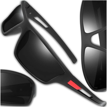 Męskie Okulary przeciwsłoneczne sportowe z filtrem UV400 polaryzacyjne