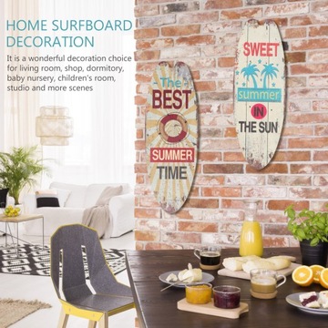 ДЕКОРАТИВНАЯ ДЕРЕВЯННАЯ ТАРЕЛКА ДЛЯ СЕРФИНГА ВИНТАЖНЫЙ ИНТЕРЬЕР И САД