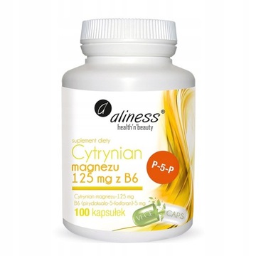 Cytrynian Magnezu i Witamina B6 Aliness | Skurcze