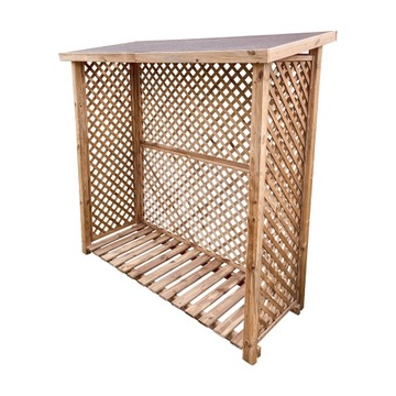 Дровяной сарай, каминный сарай с крытой крышей