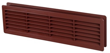 Kratka wentylacyjna drzwiowa 44x12 T15 mahoń