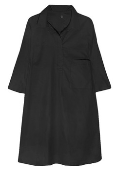 Sukienka tunika długa koszula ANNA 50/52 beż