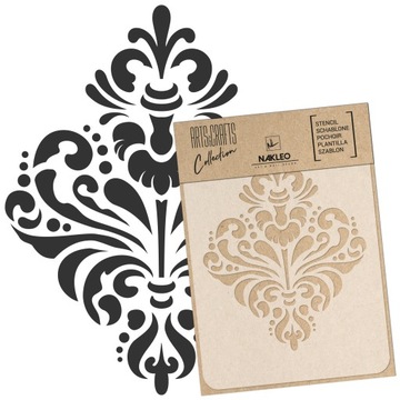 Szablon DIY SCRAPBOOKING DECOUPAGE Wielorazowy 21x30cm A4 Wzór ADAMASZEK
