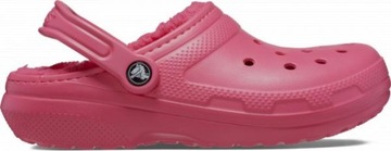 Damskie Ocieplane Klapki Buty Chodaki Crocs Classic Lined Clog 39-40