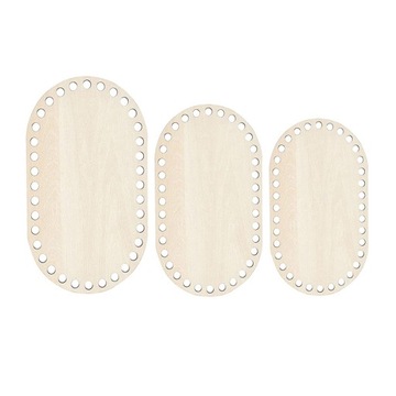 Drewniany kosz na dole szydełkowa podstawa kosza dziewiarskie rzemiosło dekoracyjne do domu