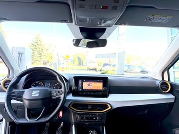 Seat Arona Crossover Facelifting 1.0 TSI 110KM 2022 Seat Arona 1.0 110KM Full LEDCzujniki Parkowania NiskiPrzebieg SalonPL FV23, zdjęcie 13