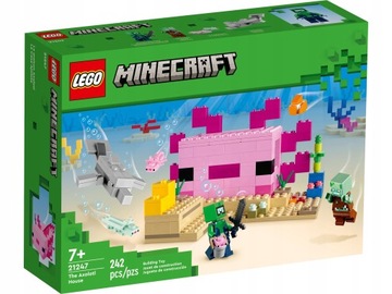 LEGO MINECRAFT 21247 ДОМ АКсолОТЛЯ ПОДАРОК