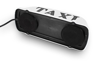 KOGUT LAMPA GAPA NA MAGNES SZPAKÓWKA SYGNALIZATOR TAXI BIAŁA 12V BIAŁY 12 V