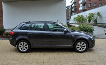 Audi A3 8P Hatchback 3d 1.9 TDI 105KM 2007 Audi A3 Sportback 1,9TDI 2007 r. Bezwypadkowy Panorama 1.9 Diesel 105KM, zdjęcie 4