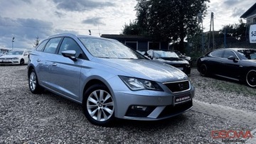 Seat Leon III ST Facelifting 1.6 TDI 115KM 2017 Seat Leon 1.6 tdi radar Navi kamera ledy full serwis 1 wl jak nowy 1.rok g, zdjęcie 4