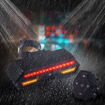 ВЕЛОСИПЕДНАЯ ФОНАРЬ ДЛЯ ЗАДНЕГО ВЕЛОСИПЕДА, ЗАДНИЙ СИГНАЛ ПОВОРОТА