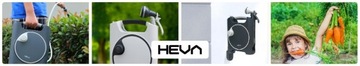 Катушечный садовый шланг HEVA 10м+2м с разбрызгивателем + водяной пистолет