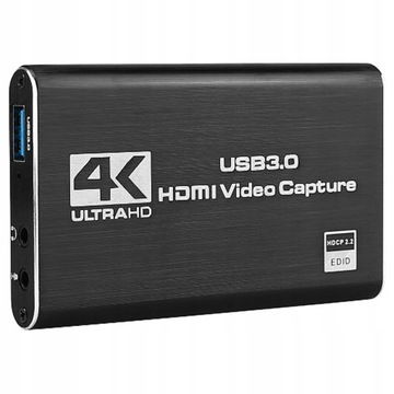 ВИДЕОРЕГИСТРАТОР С HDMI НА USB 3.0 GRABBER ПК 4K