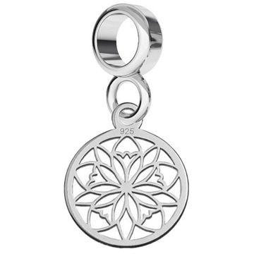CHARMS ZAWIESZKA ROZETA MANDALA srebro 925