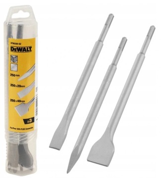 DEWALT DT60330 SDS+ НАБОР ДОЛОТО ПО БЕТОНУ 250 мм