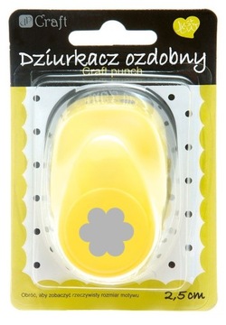 DZIURKACZ OZDOBNY 2,5CM KWIAT dpCraft do papieru kwiatek scrapbooking DIY