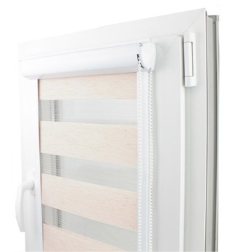 Roleta DZIEŃ NOC w KASECIE z PROWADNICAMI 102X130