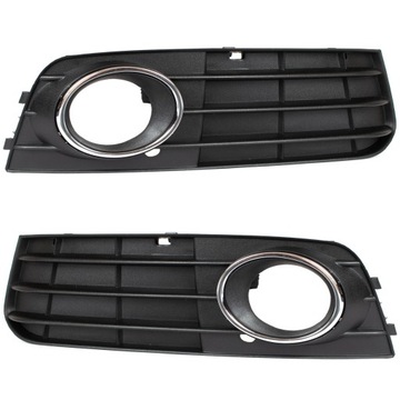 Atrapa Kratka Halogen do AUDI A4 B8 2007-2011 Lewa + Prawa KOMPLET