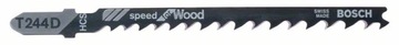 BOSCH Brzeszczot do wyrzynarki T 244 D Drewno HCS