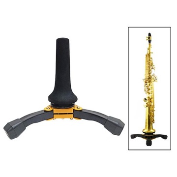 Подставка для кларнета Складной держатель Профессиональная прямая подставка Музыкальная желтая