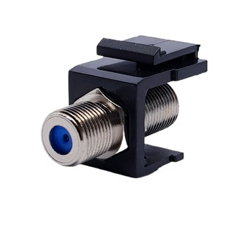 10 модулей KEYSTONE F-F черный PREMIUM HQ 27 мм