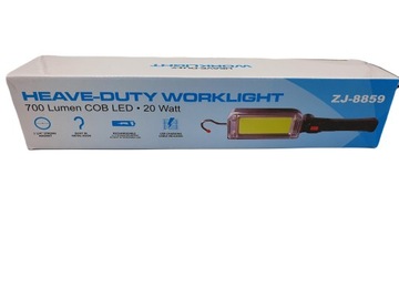 ЛАМПА ДЛЯ МАСТЕРСКОЙ COB LED РАБОЧАЯ ЛАМПА АККУМУЛЯТОРНАЯ 700 лм USB МАГНИТ + КРЮК