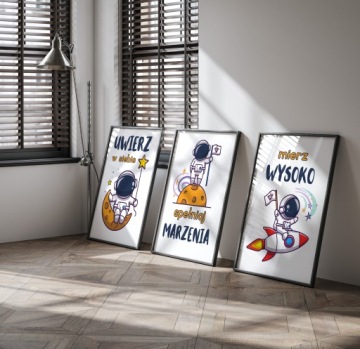 КАРТИНЫ ДЛЯ КОМНАТЫ МАЛЬЧИКА ПРОСТРАНСТВО КОСМОНАВТ МОТИВАЦИОННЫЕ ПОСТЕРЫ ДЛЯ ДЕТЕЙ
