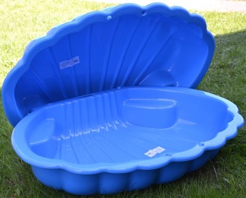 Песочница для бассейна SHELL 2в1, закрытая, 2 части