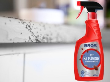 BROS Жидкость от бегающих насекомых, клопов, блох, чешуек, сахарных тараканов 400мл