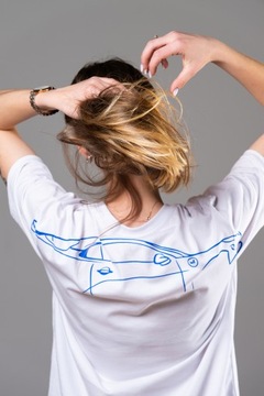 KOSZULKA T-SHIRT ALPINE PIETRZAK UNISEX S-XL BIAŁA