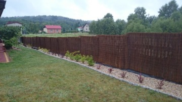 ПЛЕТЕНЫЙ КОВРИК 100х300см ПЛЕТЕНЫЙ ДЛЯ ЗАБОРА ПОЛИРОВКА NATURAL ECO