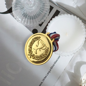 10 шт. Наградная лента для вечеринок, золотые медали за