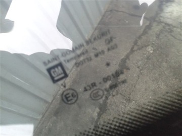 SZYBA PRAWA TYLNA KAROSERYJNA OPEL ZAFIRA B