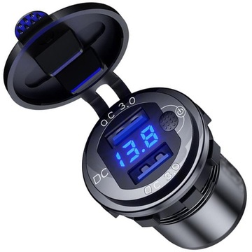 РОЗЕТКА MOTO.2 X USB QC 3.0 — 36 Вт — MUS-L4S