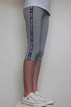 Леггинсы 3/4, рыбацкие леггинсы, полоски, размер 128, размер 122-158