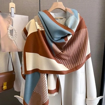 Luxury Designer Brand Winter Blanket Scarf Shawls