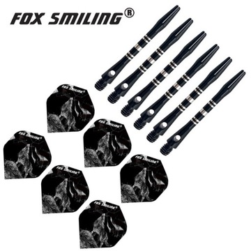 ustaw styl black3 Fox uśmiechnięty aluminiowy zest
