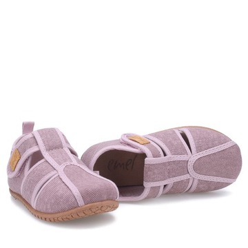 EMEL KAPCIE DZIECIĘCE RZEP RÓŻOWE OTWARTE 101-7 R 22