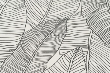 ОБОИ ЧЕРНО-БЕЛЫЕ ESTA HOME JUNGLE FEVER LEAVES