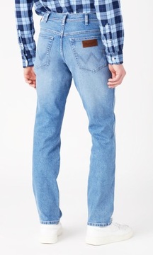 WRANGLER męskie spodnie Texas slim jeans zwężane W34 L32