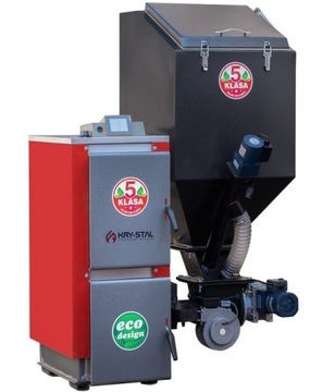 KOCIOŁ PIEC TECHNIX-PEL PLESZEW Z PODAJNIKIEM NA PELLET 10KW 5 KLASA PRAWY
