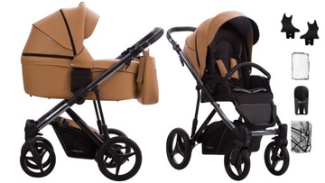 BEBETTO wózek 2w1 PASCAL PREMIUM DARK 03