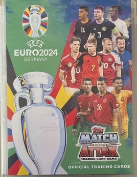 ALBUM UEFA EURO 2024 TOPPS MATCH ATTAX + 20 kart! bez powtórek!