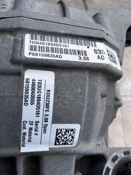 NÁPRAVA DIFERENCIÁL DODGE CHARGER CHALLENGER 5.7 HEMI P68159835AD 3.08