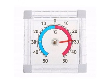 TERMOMETR ZEWNĘTRZNY ZAOKIENNY PRZYKLEJANY SAMOPRZYLEPNY