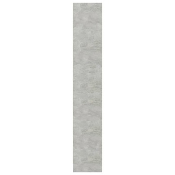 vidaXL 4-х уровневый книжный шкаф Бетонно-серый 40x24x142 см