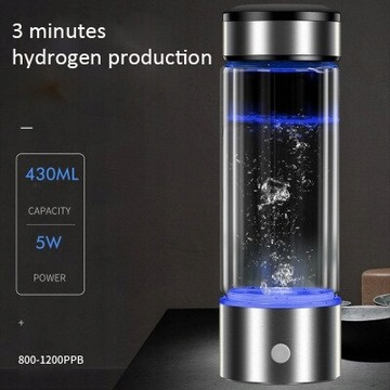 Водородный фильтр для бутылки с водой, ионизатор, эко-генератор
